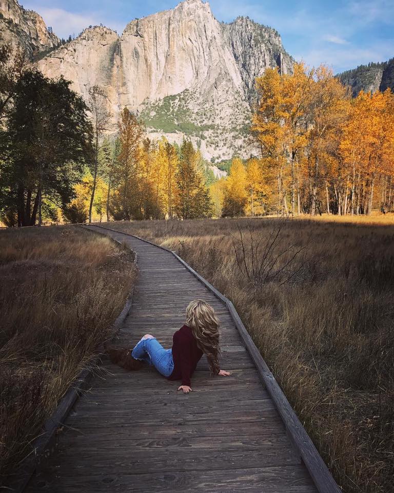 Fall colors on the Yosemite Valley floor
